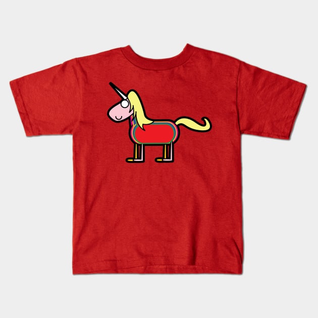 Lady Rainicorn Tooniefied Kids T-Shirt by Tooniefied